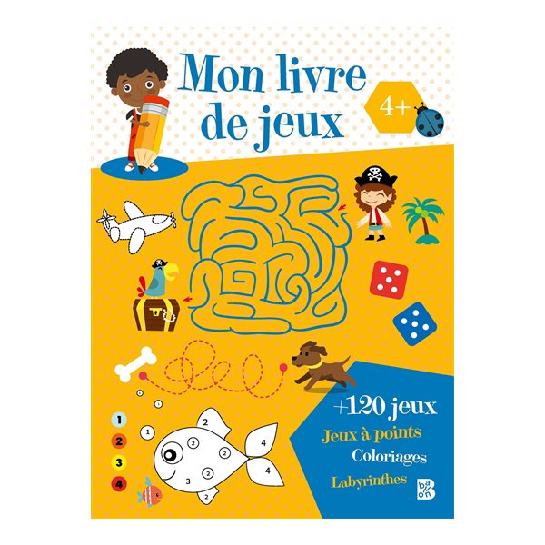 Mon livre de jeux 4+ (jaune)