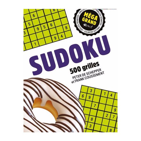 Méga grand - Sudoku : 500 grilles, Méga grand