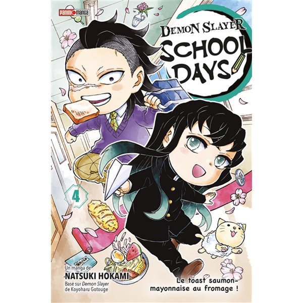 Le toast saumon-mayonnaise au fromage !, Tome 4, Demon slayer : school days