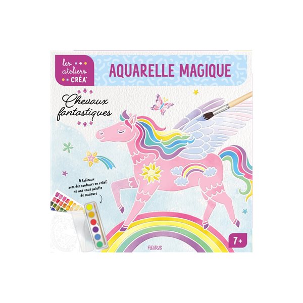 Chevaux fantastiques : aquarelle magique