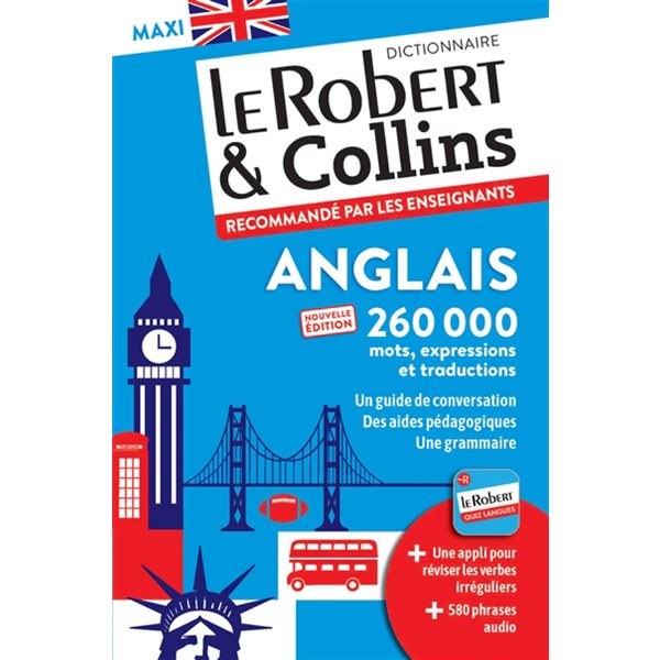 Le Robert & Collins anglais maxi : français-anglais, anglais-français, Le Robert & Collins. Les pratiques maxi2025