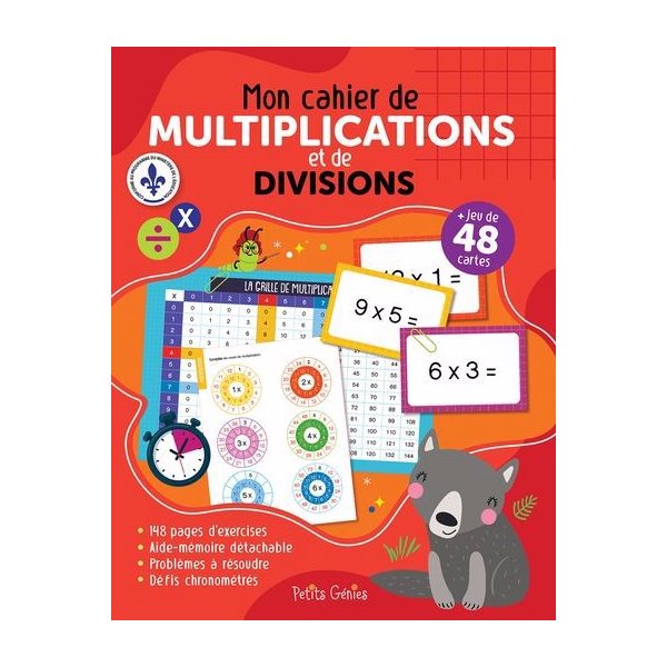 Mon cahier de multiplications et de divisions