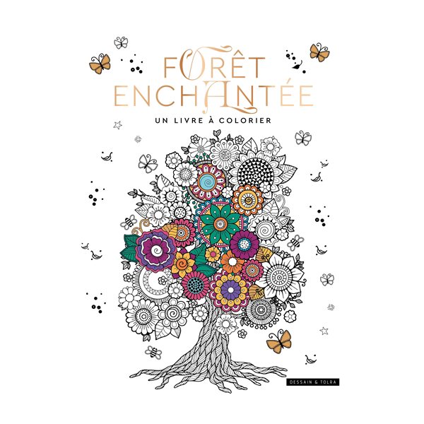 Forêt enchantée : un livre à colorier