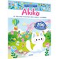 Mes autocollants malins : Akiko : le village magique des chats-licornes