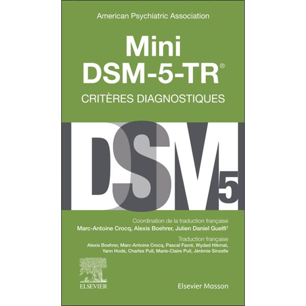 Mini DSM-5-TR, critères diagnostiques