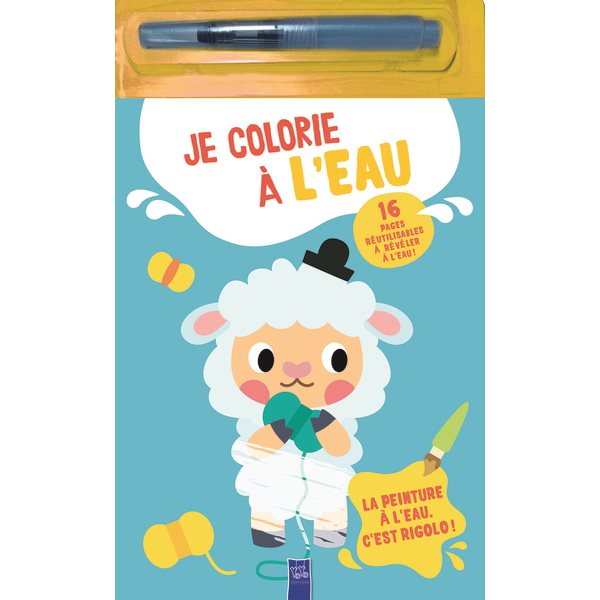 Je colorie à l'eau : le mouton