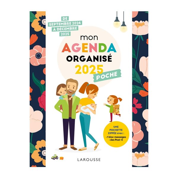 Mon agenda organisé 2025 : Poche