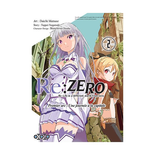 Re:Zero : Re:Life in a different world from zero : premier arc, une journée à la capitale, Vol. 2, Re:Zero : Re:Life in a different world from zero : premier arc, une journée à la capitale, 2