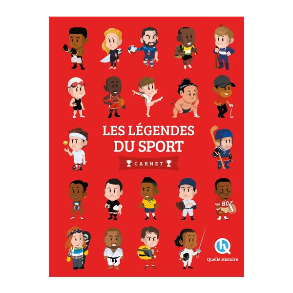 Les légendes du sport : carnet