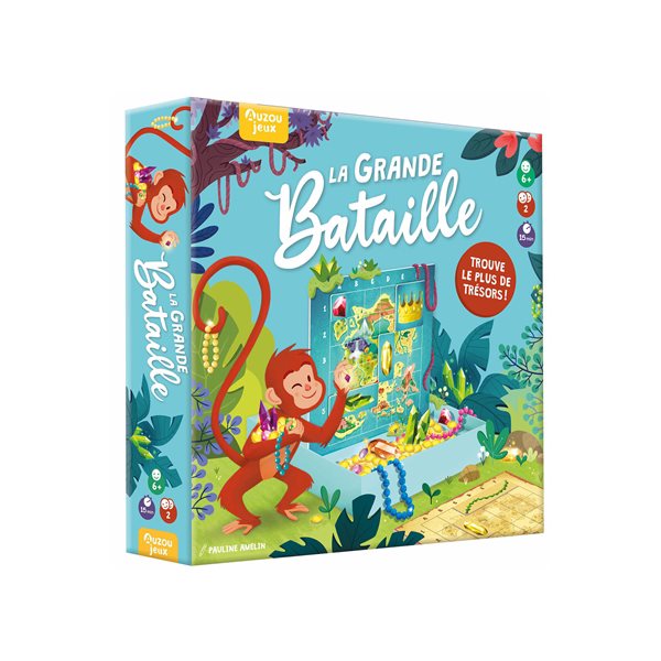 La grande bataille : trouve le plus de trésors !, Auzou jeux