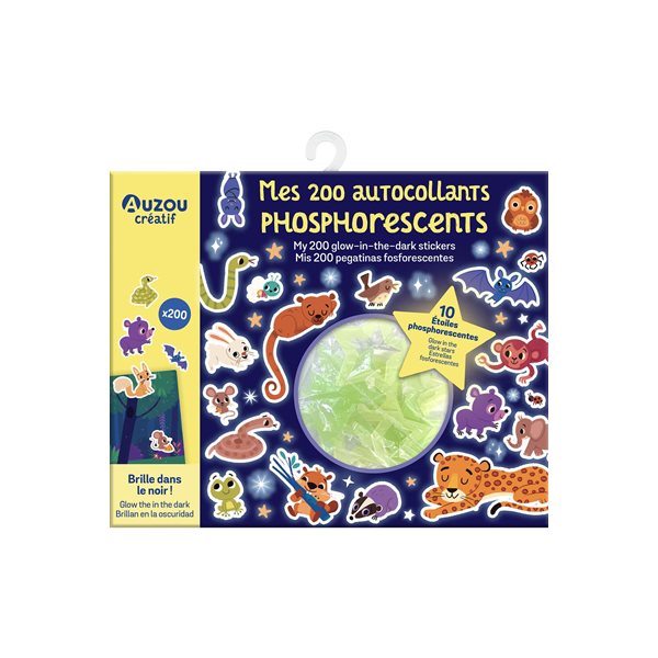 Mes 200 autocollants phosphorescents