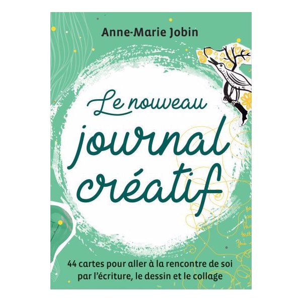 Le nouveau journal créatif - Coffret : 44 cartes pour aller à la rencontre de soi par l'écriture, le dessin et le collage