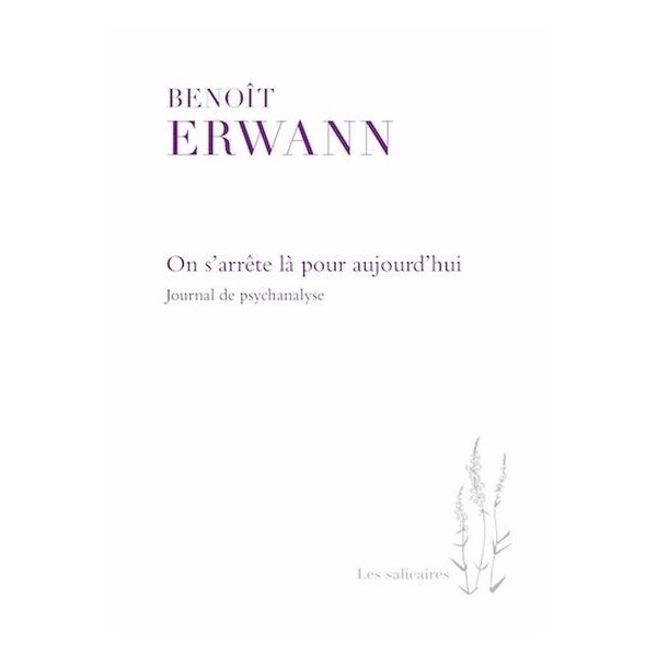 On s'arrête là pour aujourd'hui : Journal de psychanalyse