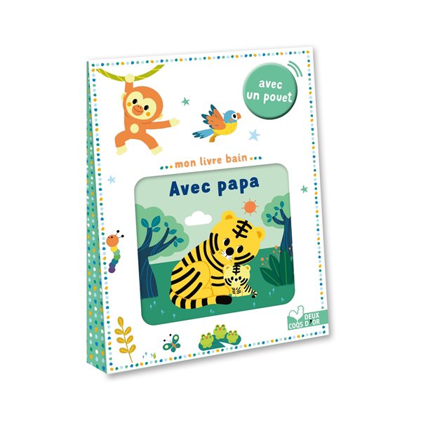 Avec papa : mon livre bain