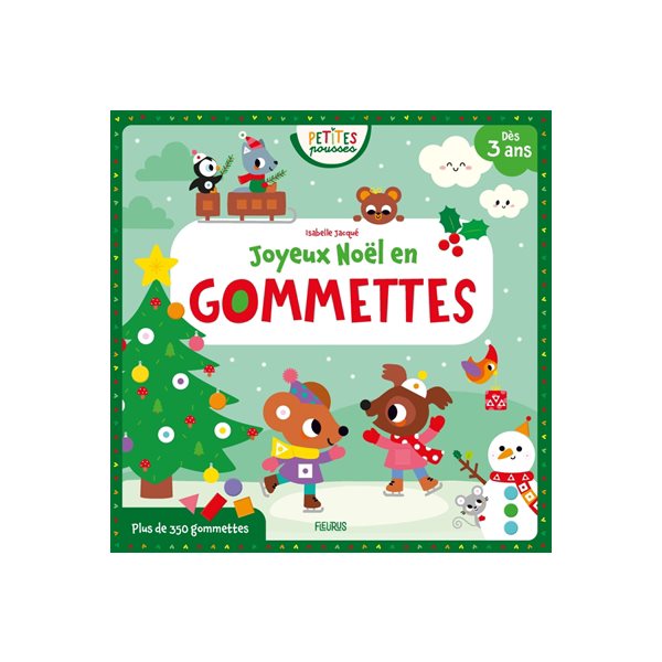 Joyeux Noël en gommettes : plus de 350 gommettes