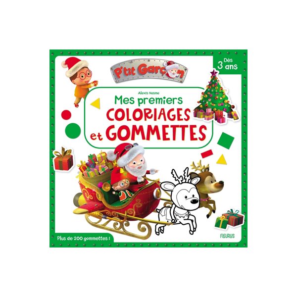 Mes premiers coloriages et gommettes : Noël