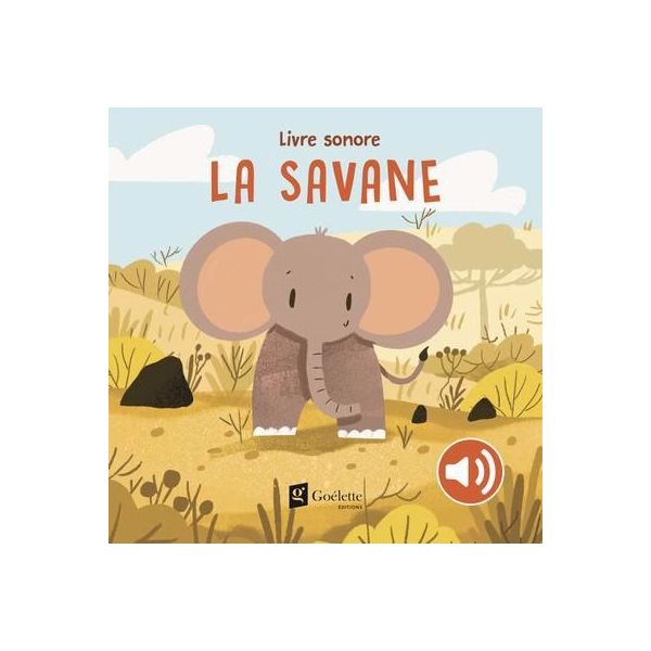 La savane, Livre sonore