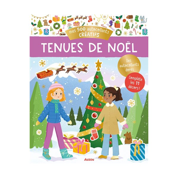 Tenues de Noël : mes 500 autocollants créatifs