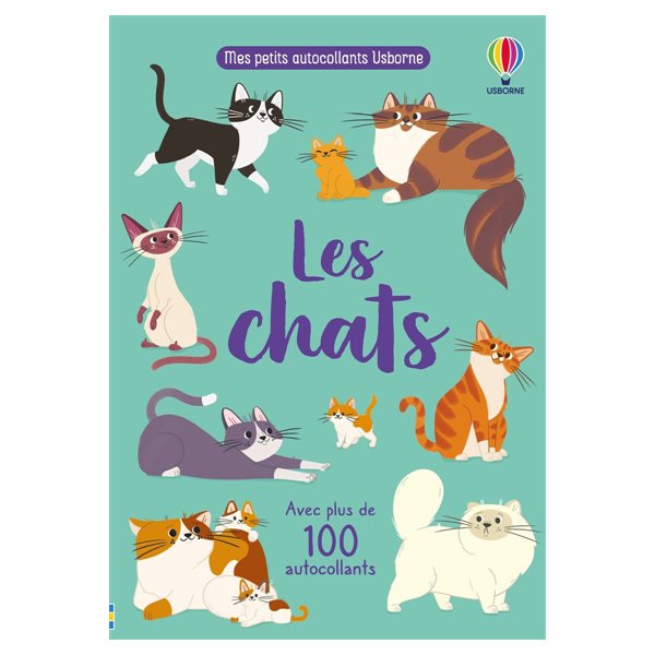 Les chats : Mes petits autocollants Usborne : Dès 3 ans