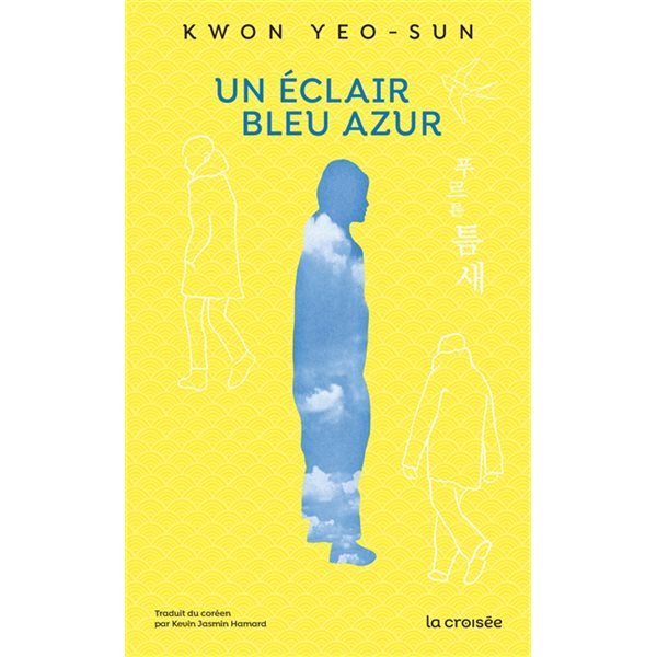 Un éclair bleu azur