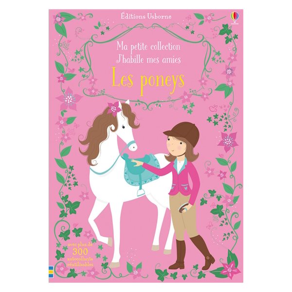 Les poneys, Autocollants Usborne. Ma petite collection J'habille mes amies