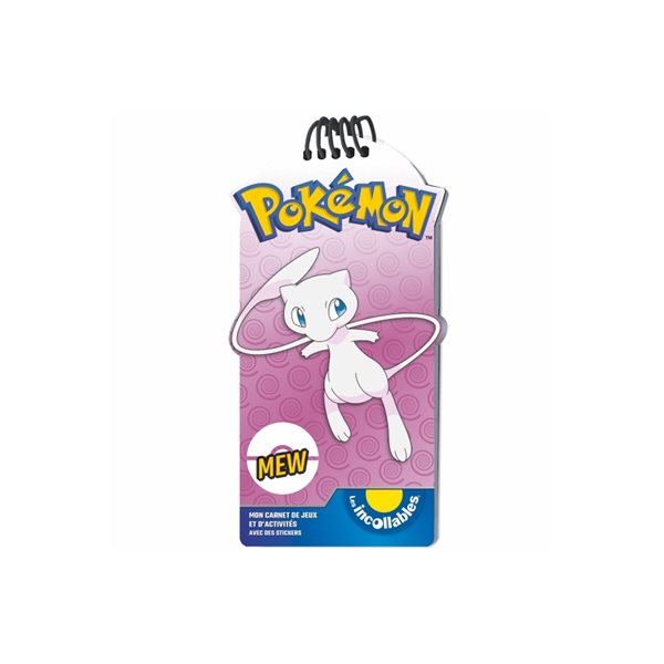 Pokémon : Mon carnet de jeux et d'activités avec stickers : Mew