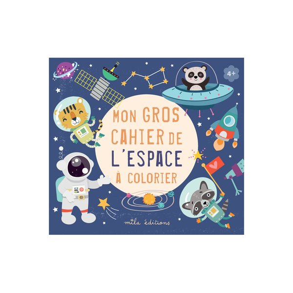 Mon gros cahier de l'espace à colorier