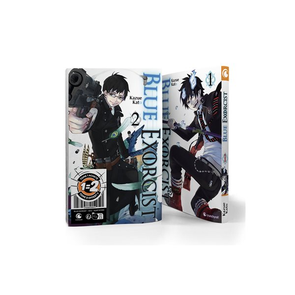 Blue exorcist : 1 = 2 : tome 1 acheté, tome 2 offert !!