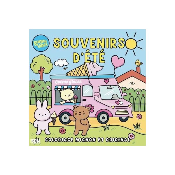Souvenirs d'été : Coloriage mignon et original