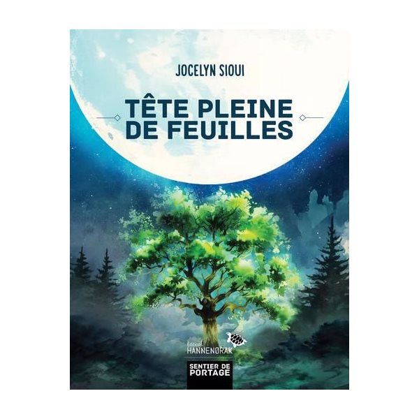 Tête pleine de feuilles