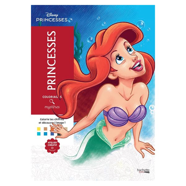 Disney princesses : coloriages mystères, Coloriages mystères