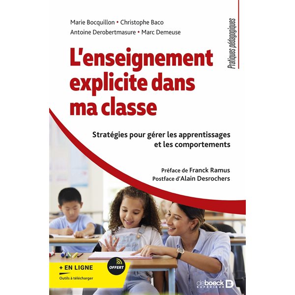 L'enseignement explicite dans ma classe : stratégies pour gérer les apprentissages et les comportements, Pratiques pédagogiques
