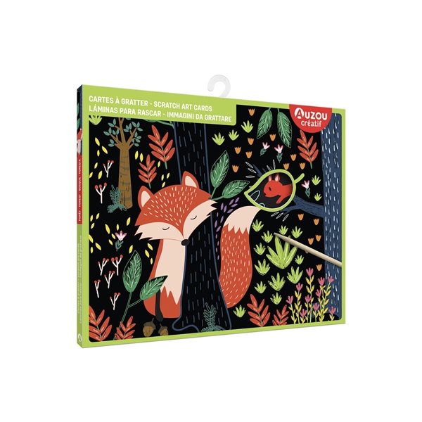 Cartes à gratter : Forêt