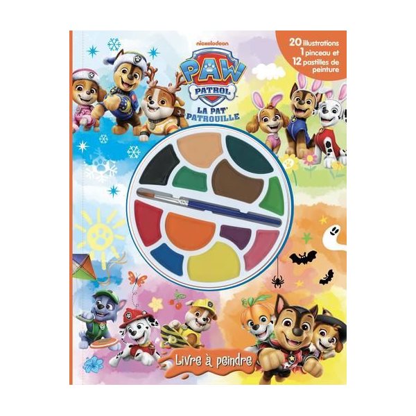 Nickelodeon La Pat' Patrouille 2 : Activités saisonnières, Livre à peindre