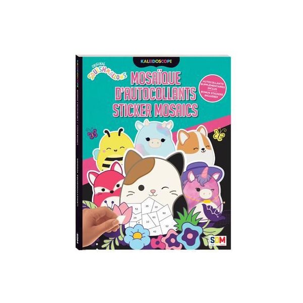 Mosaïque d'autocollants, Kaleidoscope - Original Squishmallows