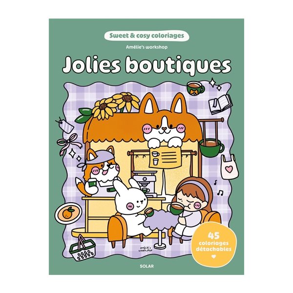 Jolies boutiques, Sweet and cosy coloriages