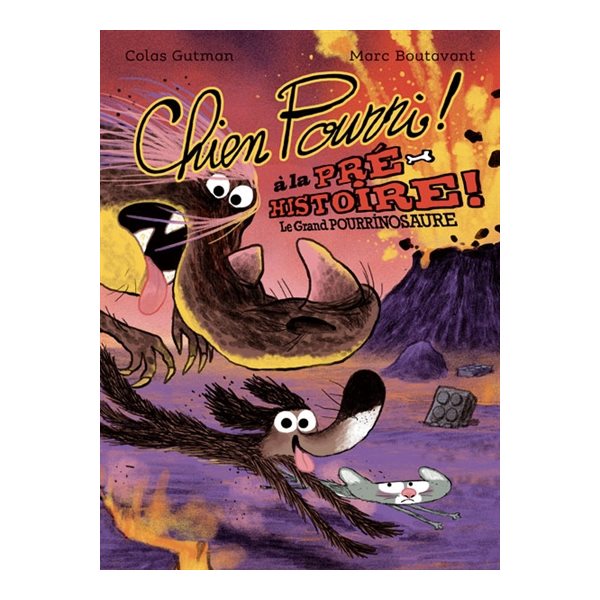 Chien Pourri à la préhistoire : le Grand Pourrinosaure
