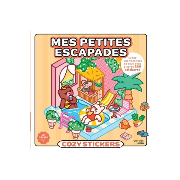 Cozy stickers : mes petites escapades, Art-thérapie