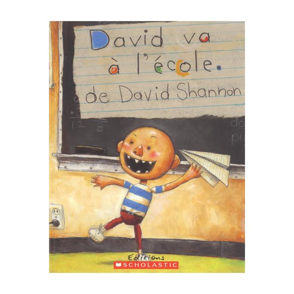 David va à l'école